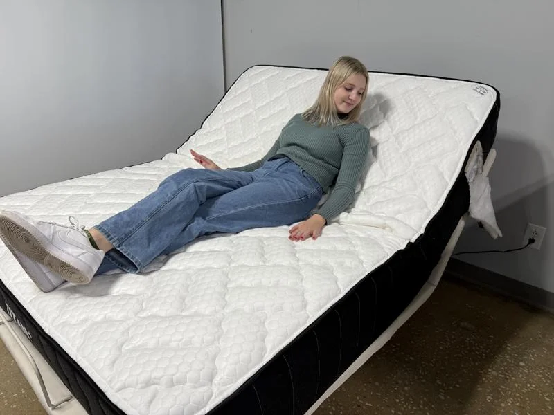 Titan Plus Core Mattress on an adjustable bed