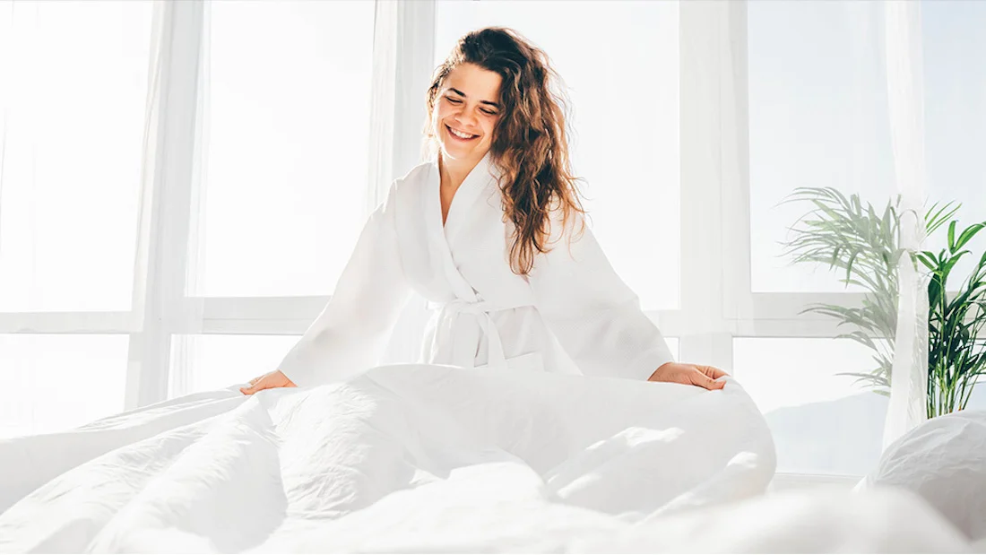 This TikToker Has a New Method For Putting On a Duvet Cover You Need to See