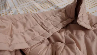 casper weighted blanket dusty rose