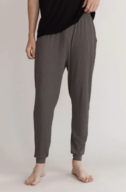 Cozy Earth Mens Stretch Knit Bamboo Pajama Jogger