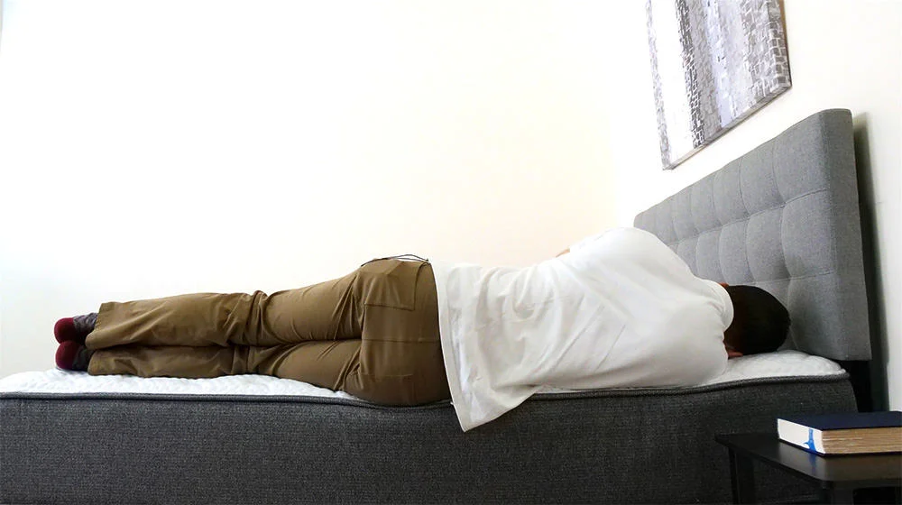 Side sleeping on the Aviya Mattress Review