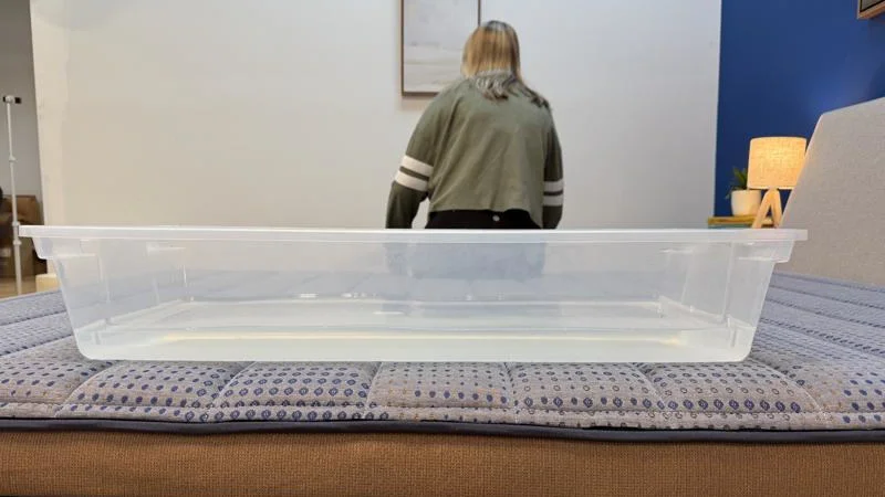 Ripple test on the Brooklyn Bedding CopperFlex Mattress