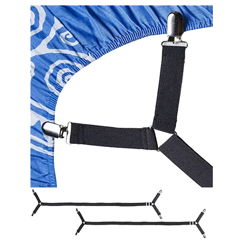 FeelAtHome Criss-Cross Bed Sheet Holder Strap