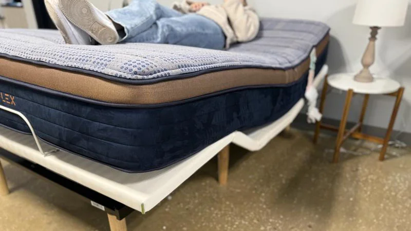 Brooklyn Bedding CopperFlex Mattress on an adjustable bed