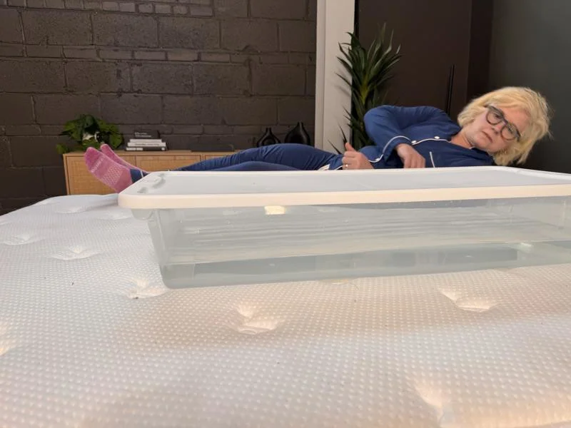 Our testers perform a ripple test on a Titan Plus Luxe