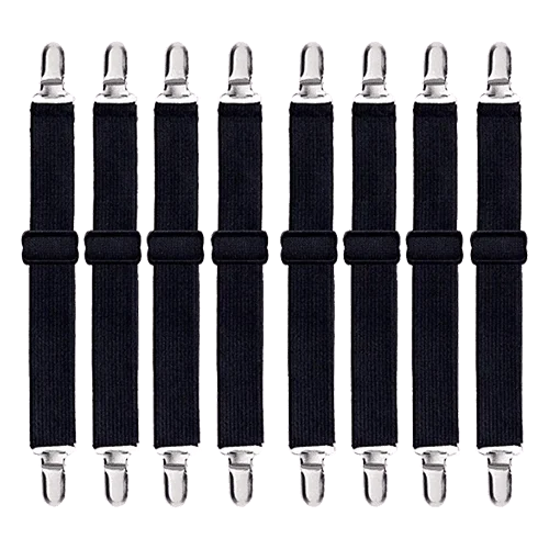 Snowflake Elastic Bed Sheet Straps