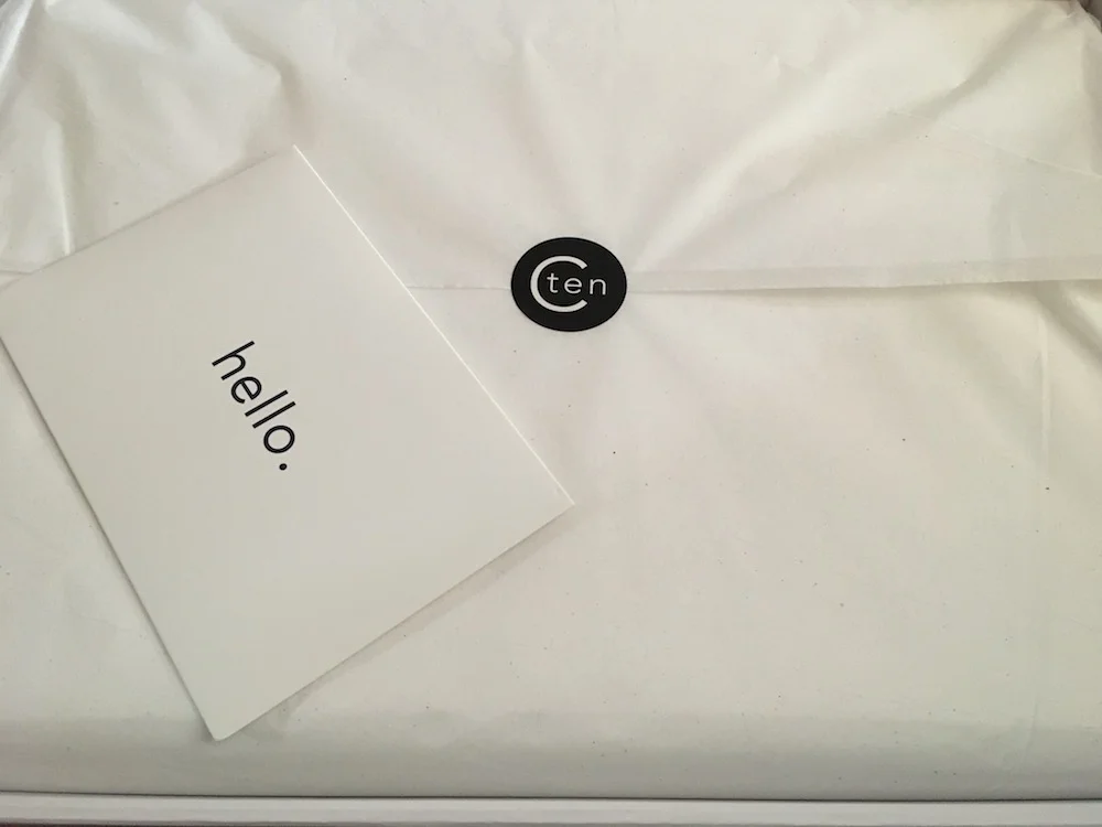 cloudten luna percale unboxing