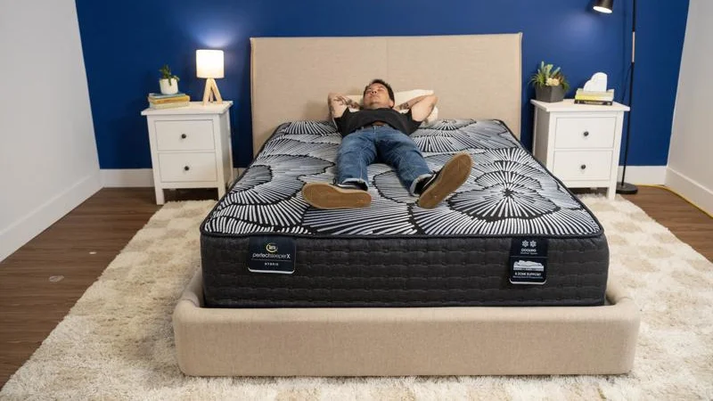 Back sleeping on the Serta Perfect Sleeper X Mattress