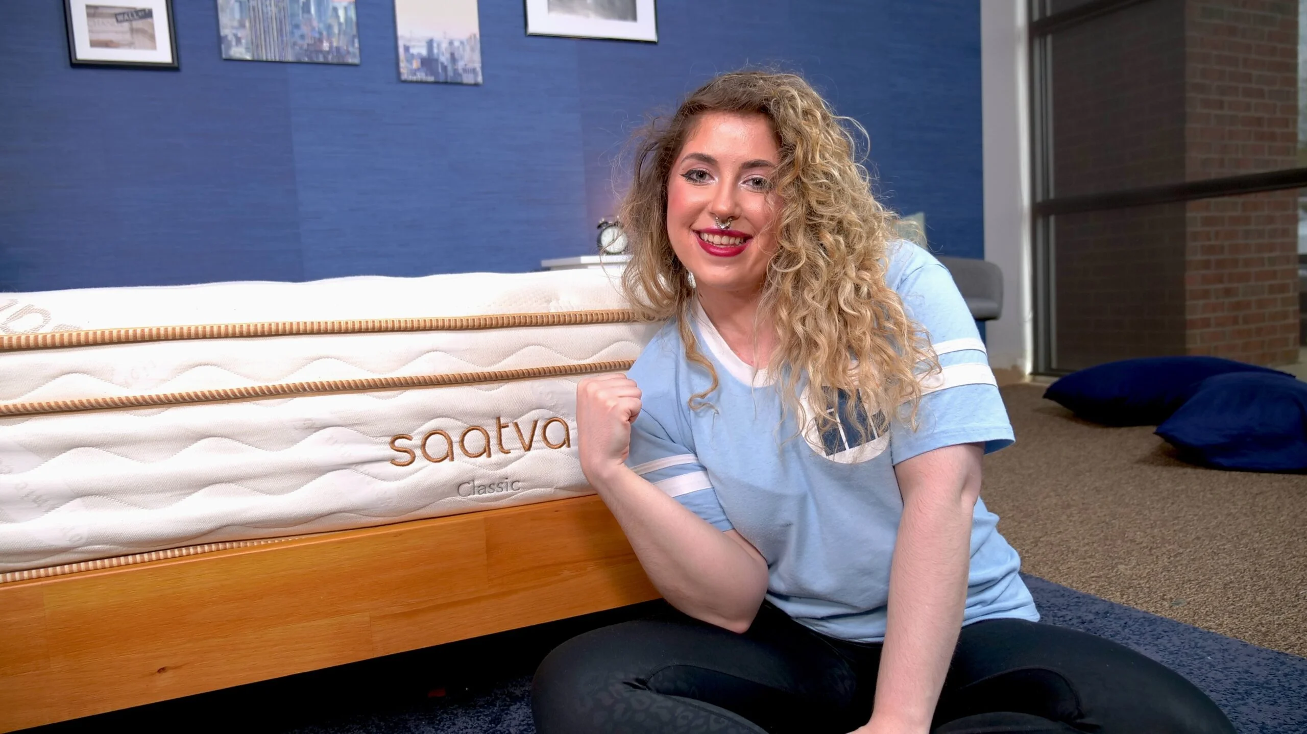 Nichole and the Saatva Classic