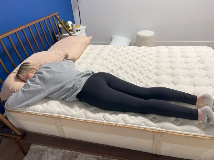 Saatva Loom Leaf Stomach1