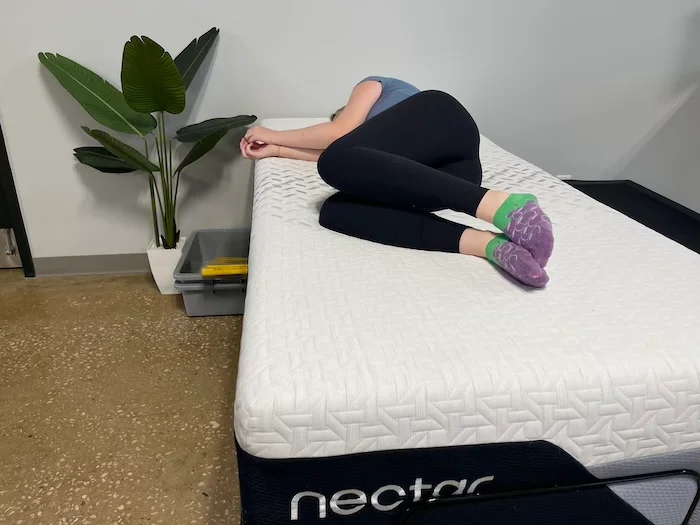 Nectar Premier side sleeping