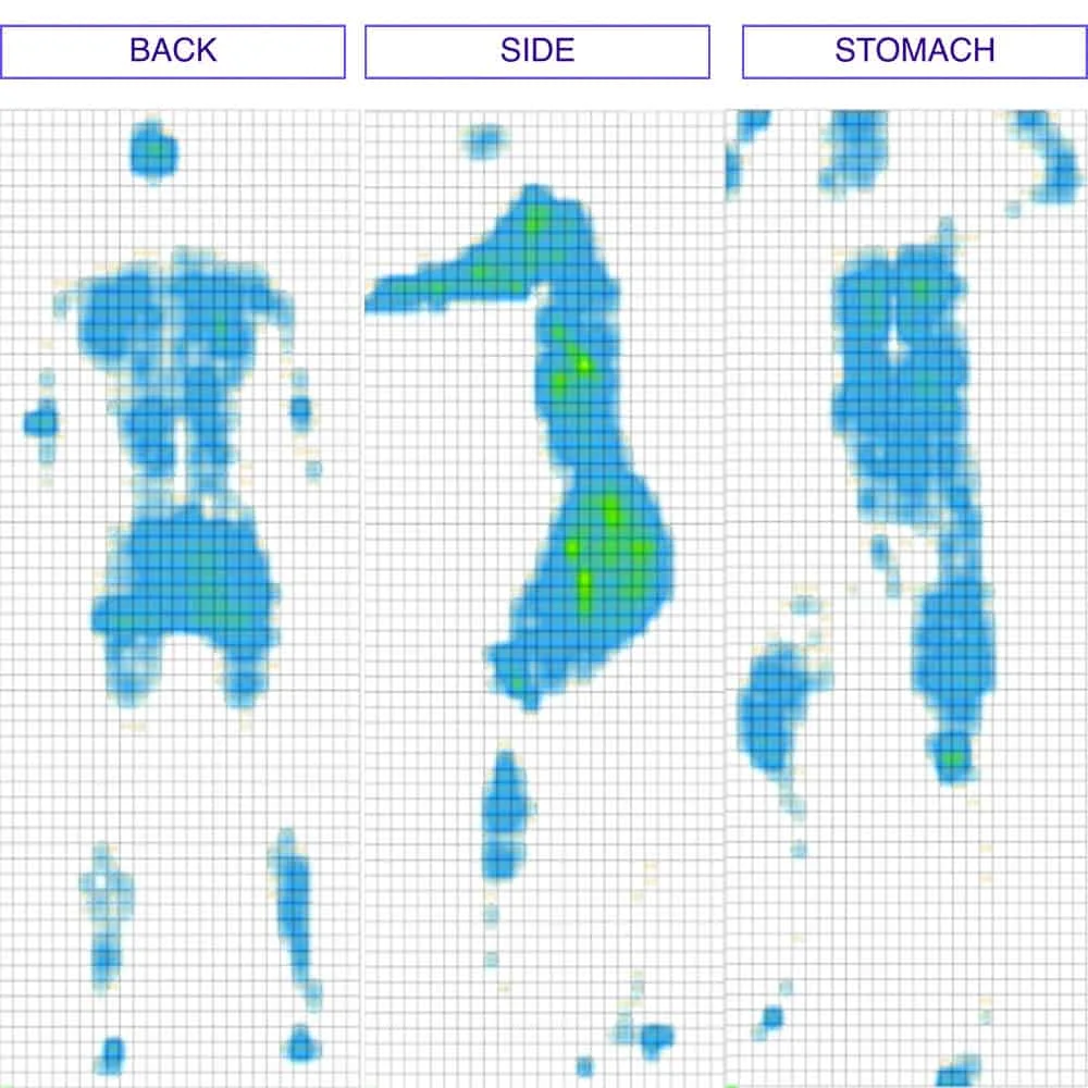 Naturepedic EOS Classic Pressure Map