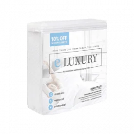 eLuxurySupply Premium Waterproof Mattress Protector